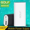 อุปกรณ์ชาร์จไฟมือถือสำรองพกพา (Mobile power pack) GOLF Tiger26Mobile Power Bank 5000mAh