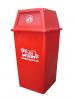 ถังขยะพลาสติก TC 50NS (สีแดง)