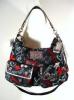 COACH POPPY GRAFFITI HOBO 16053