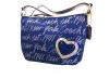กระเป๋าสะพายรุ่นใหม่ COACH SIGNATURE NAVY SCRIPT CROSSBODY BAG 45650