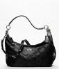 กระเป๋าสะพายรุ่นใหม่ COACH MADISON SATEEN BLACK HAILEY BAG 18801