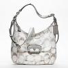 กระเป๋าสะพาย COACH KRISTIN EMBELLISHED PLATINUM HOBO BAG 19340