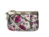 กระเป๋าคล้องมือ COACH KYRA PINK FLORAL PRINT WRISTLET 47303