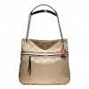 กระเป๋าสะพาย COACH POPPY METALLIC SIGNATURE CHAIN SLIM TOTE 21161