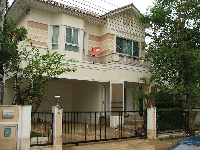 (มีผู้เช่าแล้ว) บ้านสวย ให้เช่าราคาถูก โครงการหรู หมู่บ้านเพอร์เฟคเพลส พระราม5-ราชพฤกษ์ บ้านน่าอยู่ส - คลิกที่นี่เพื่อดูรูปภาพใหญ่