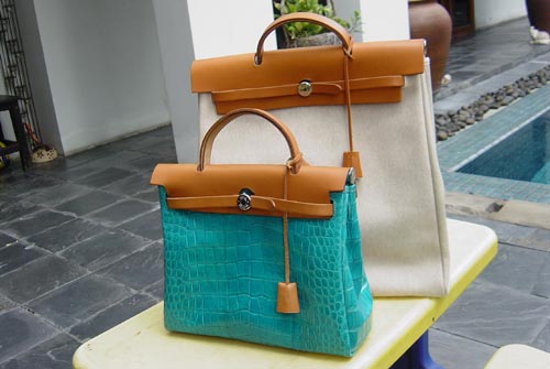 how i transform hermes\u0026quot; her bag\u0026quot;into my super \u0026quot;crocodile rocks\u0026quot;bag....  