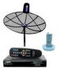 ชุดจานดาวเทียมINFOSAT 5ฟุต (4ชิ้น) + LNB M1 + Zimple BOX4-VIP/OTA-BISS