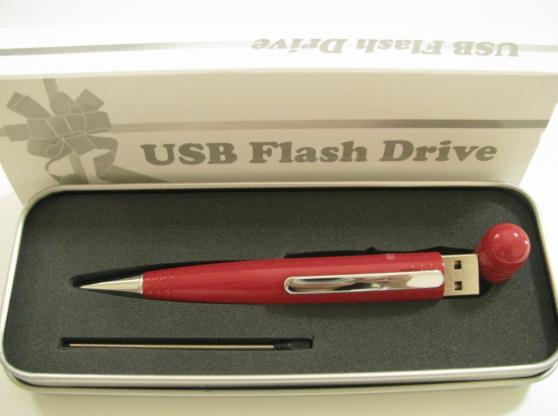 Mini USB Pen 8GB - red - คลิกที่นี่เพื่อดูรูปภาพใหญ่