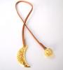 BookJewelry - Moon  Golden Sack Bookmark