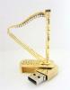 Harp 18K gold plated - desktop accessories  USB Flash Drive 4GB