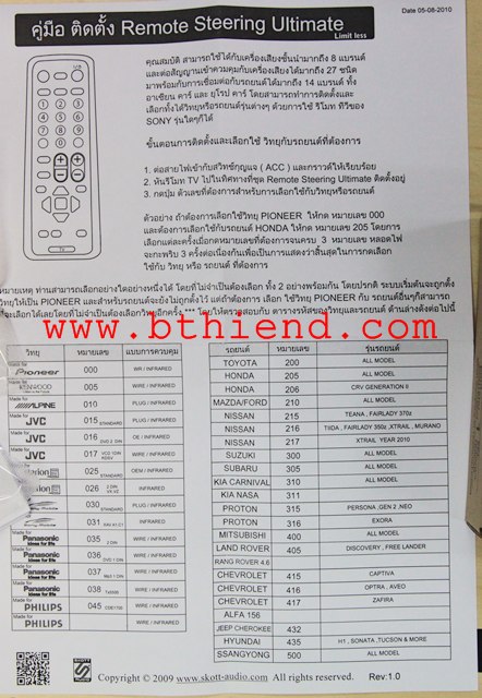Control พวงมาลัย รุ่น ULTIMATE ยี่ห้อ Skott Audio - คลิกที่นี่เพื่อดูรูปภาพใหญ่