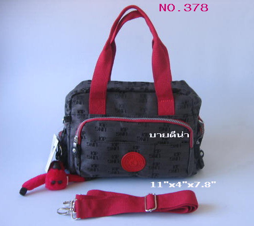 กระเป๋า Kipling รุ่นผ้าลายKipling  ลิงแดง กระเป๋าข้างพื้นดำ - คลิกที่นี่เพื่อดูรูปภาพใหญ่