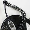 Coil Cable, Clasisc Black/White Color  หัวตรง/หัวงอ 90 ความยาว 30 ฟุต BC-25CCMBW