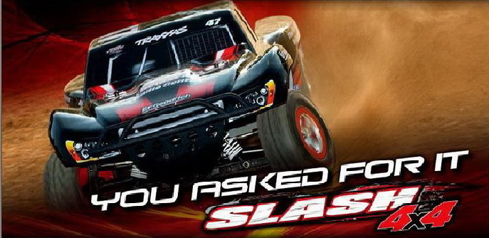 TRAXXAS SLASH 4x4 VXL 2.4GHZ ตัว TOP - คลิกที่นี่เพื่อดูรูปภาพใหญ่