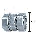 Rain tight E.M.T Coupling