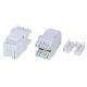 เต้ารับคอม Cat.5e Unshielded Keystone Jack 180 Angle with Shuttered
