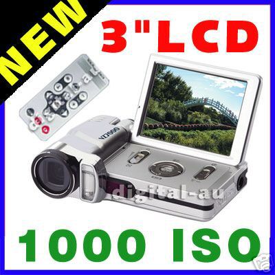 VZ700 กล้องวีดีโอ DV 12ล้าน/ซูมเลนส์(Optical ZooM)/ใช้CCD PANASONIC /จอใหญ่ 3quot;+((เมนูภาษาไทย)) - คลิกที่นี่เพื่อดูรูปภาพใหญ่