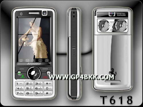 (T-618)TV Phone มือถือจอสัมผัส+ดูTVฟรีทุกช่อง+จอใหญ่2.6นิ้ว+2SIM Standby+256MB - คลิกที่นี่เพื่อดูรูปภาพใหญ่