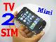 (T-8)TV PHONE 2ซิมดูทีวีฟรี..เปลี่ยนเสียงพูด หญิงเป็นชาย-ชายเป็นหญิง+MINI I-Phone ดีไซน์+ฟรี1GB.
