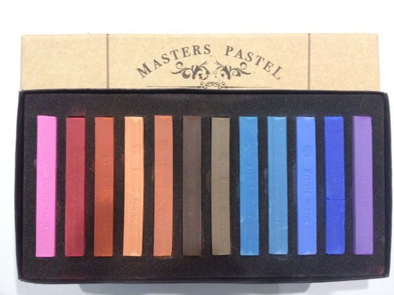 12 สี Masters Pastel สีชอล์ค สีย้อมผม ชั่วคราวแบบกันน้ำและกันเหงื่อ ติดทนนานประมาณ 2-3 วัน ไม่มีผลกั