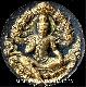 จตุคามรามเทพ เนื้อดำปัดทองฝังตะกรุด รวยนิรันดร์