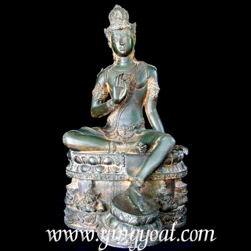 บูชาพระเทวราชโพธิสัตว์ จตุคามรามเทพ ขนาด7 คูณ 14นิ้ว เนื้อสนิมเขียว รุ่นมีวาสนา - คลิกที่นี่เพื่อดูรูปภาพใหญ่