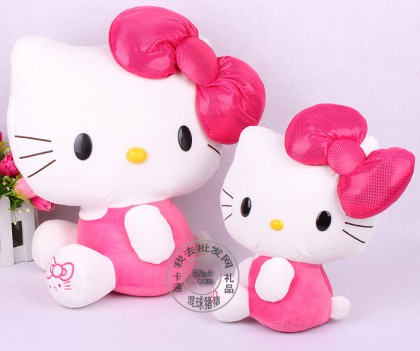 ตุ๊กตาคิตตี้ kitty โบว์ใหญ่ ความสูง 9 นิ้ว ของจริงน่ารักมากๆๆๆ ค่ะ (ต่อชิ้น) - คลิกที่นี่เพื่อดูรูปภาพใหญ่