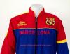 เสื้อแจ็คเก็ตสโมสรบาร์เซโลน่า สีแดง-น้ำเงิน