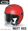 หมวกกันน็อค Index helmet อินเด็กซ์ รุ่น titan4 สีแดงด้าน
