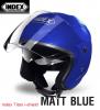 หมวกกันน็อคอินเด็กซ์ Index รุ่น 811 i-shield แว่น 2 ชั้น สีน้ำเงินด้าน