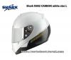 หมวกกันน็อค Shark รุ่น Shark RSR2 CARBON  สีมัน ขาว + ลายคาร์บอนเคฟร่า size L