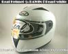 หมวกกันน็อค Real Helmet รุ่น DAWIN สี Pearl white(สีขาวไข่มุก)ไซด์ใหญ่ XXXL