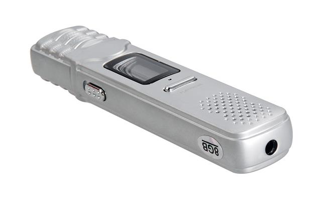 www.porkaa.com เครื่องบันทึกเสียงสำหรับการสัมภาษณ์ ความจุ 8 GB สี Silver