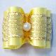 Length 1 2/8", Width 1" Dog Show Bow(Set 1,Yellow)