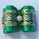 Length 1 2/8", Width 1" Dog Show Bow(Set 4,Green)