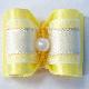 Length 1 2/8", Width 1" Dog Show Bow(Set 5,Yellow)