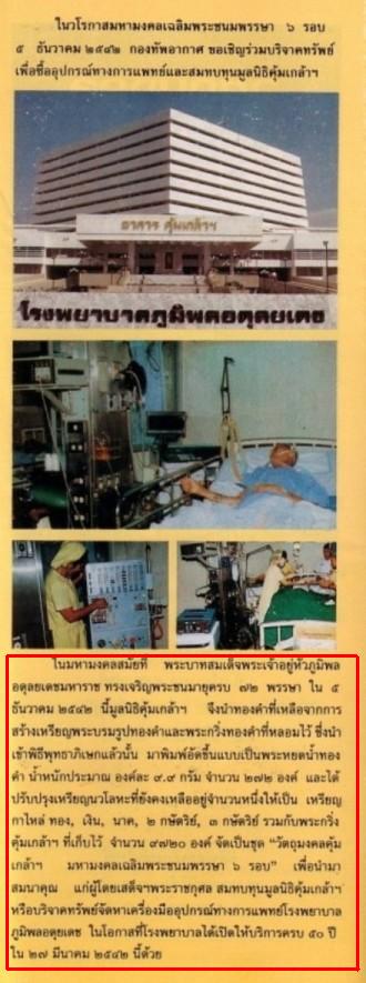 เหรียญคุ้มเกล้า เนื้อเงินใหญ่ (เหรียญพระบรมรูปฯ) - คลิกที่นี่เพื่อดูรูปภาพใหญ่
