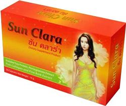 ซันคลาร่า (Sunclara ) กล่องสีส้ม 1 กล่อง ฟรี สบู่ 1 ก้อน จากรายการ TV - คลิกที่นี่เพื่อดูรูปภาพใหญ่
