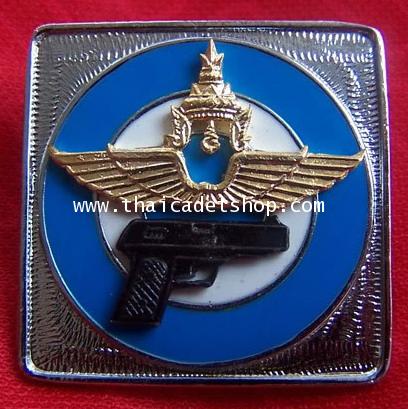 Royal Thai Police Pistol Metal Badge แม่นปืน