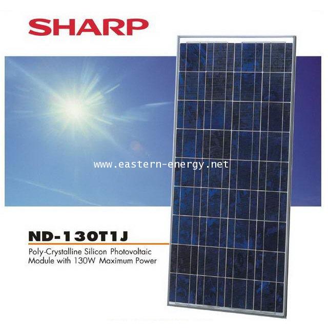 Solar cell โซล่าเซลล์ SHARP ชาร์ป พลังงานแสงอาทิตย์ ขนาด 130วัตต์ - คลิกที่นี่เพื่อดูรูปภาพใหญ่