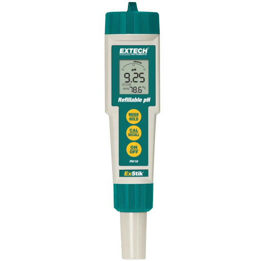 pH meters เครื่องวัดกรดด่าง ExStik® Refillable pH Meter รุ่น pH110 - คลิกที่นี่เพื่อดูรูปภาพใหญ่