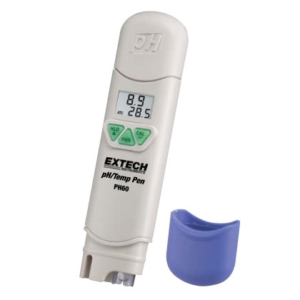Extech PH60: Waterproof pH Pen with Temperature - คลิกที่นี่เพื่อดูรูปภาพใหญ่