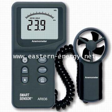 Thermometer Anemometers เครื่องวัดความเร็วลม รุ่น AR836 - คลิกที่นี่เพื่อดูรูปภาพใหญ่