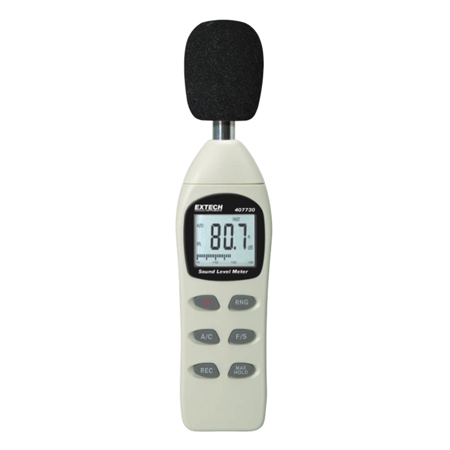 Extech 407730: Digital Sound Level Meter - คลิกที่นี่เพื่อดูรูปภาพใหญ่