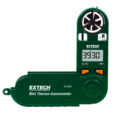 Extech 45168CP: Mini Thermo-Anemometer with Built-in Compass - คลิกที่นี่เพื่อดูรูปภาพใหญ่