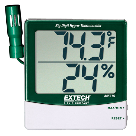 เครื่องวัดอุณหภูมิ ความชื้น Hygro-Thermometer Humidity Big Digit Remote Probe รุ่น 445715 - คลิกที่นี่เพื่อดูรูปภาพใหญ่