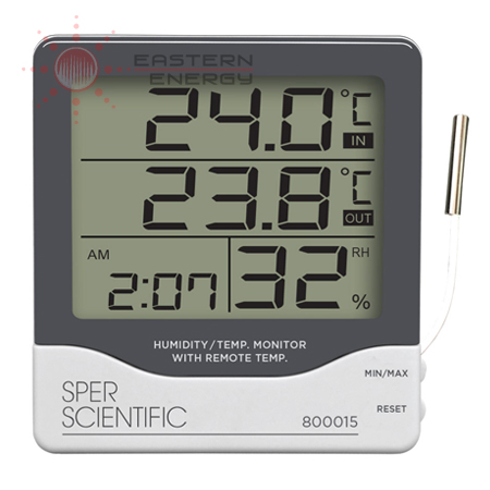 เครื่องวัดอุณหภูมิ 2จุด ภายใน/ภายนอก และความชื้น Indoor/Outdoor Thermometer รุ่น 800015 - คลิกที่นี่เพื่อดูรูปภาพใหญ่