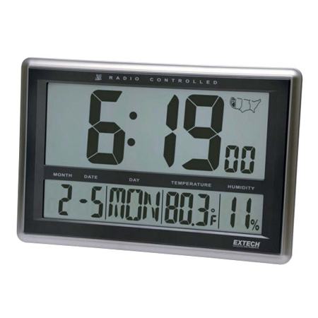 Extech CTH10 Radio-Controlled Wall Clock Hygro-Thermometer - คลิกที่นี่เพื่อดูรูปภาพใหญ่
