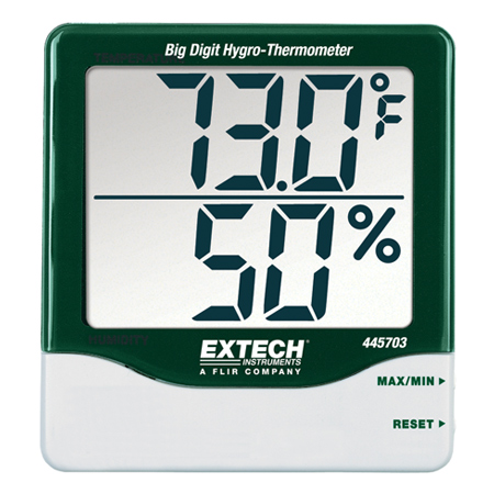 Extech 445703 เครื่องวัดอุณหภูมิ Big Digit Hygro-Thermometer - คลิกที่นี่เพื่อดูรูปภาพใหญ่
