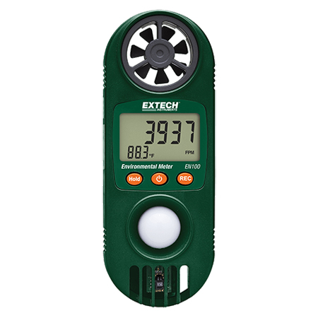Extech EN100: 11-in-1 Environmental Meter - คลิกที่นี่เพื่อดูรูปภาพใหญ่